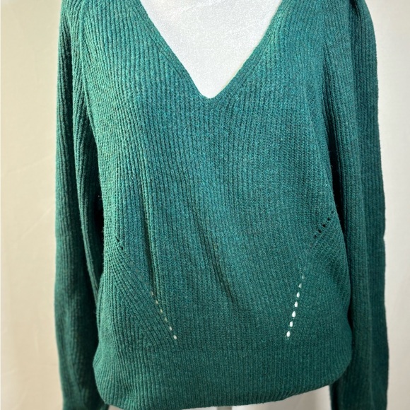 White House Black Market Teal Sweater Size XL NWT - Picture 2 of 5